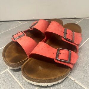 Pink Birkenstock Soft sole 42 narrow